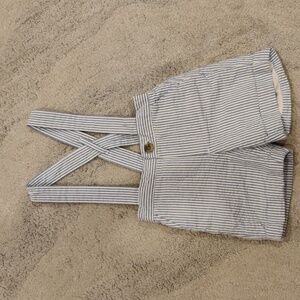 Janie & Jack Seersucker Shorts with suspenders